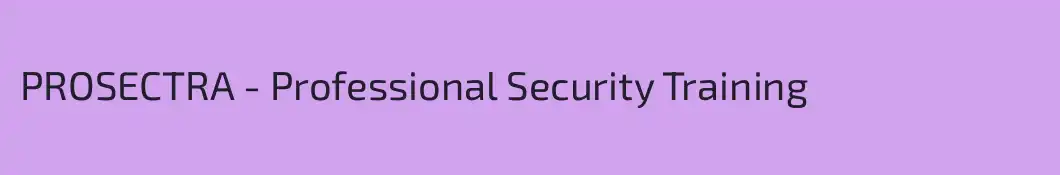 PROSECTRA - Professional Security Training